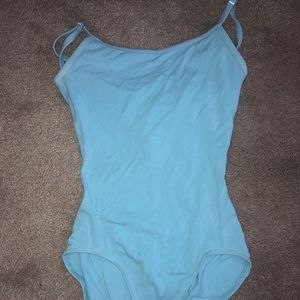 Sky blue leotard